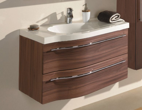 Тумба под раковину Puris Swing WUA36901MR(755/155) 90х51х48 подвесная цвет черный