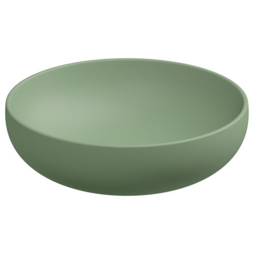 Раковина GSG Ceramic Design Easy 45см EALAVRO45031 накладная цвет зеленый