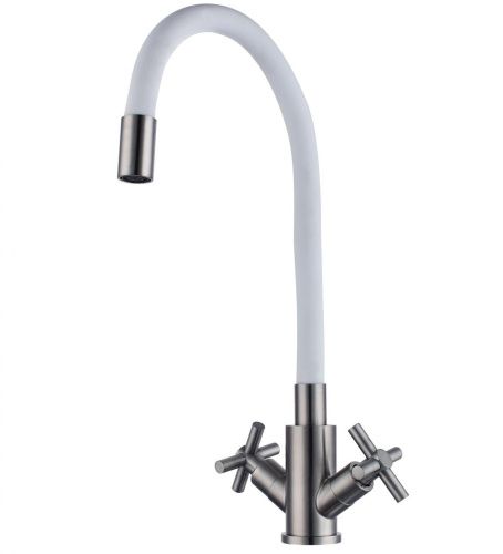 Смеситель для кухни Fmark FS8442-02 на мойку сатин