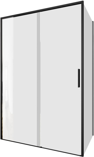 Душевой уголок Aquanet Pleasure Evo AE65-130x90-BT 130х90 стекло прозрачное профиль черный без поддона