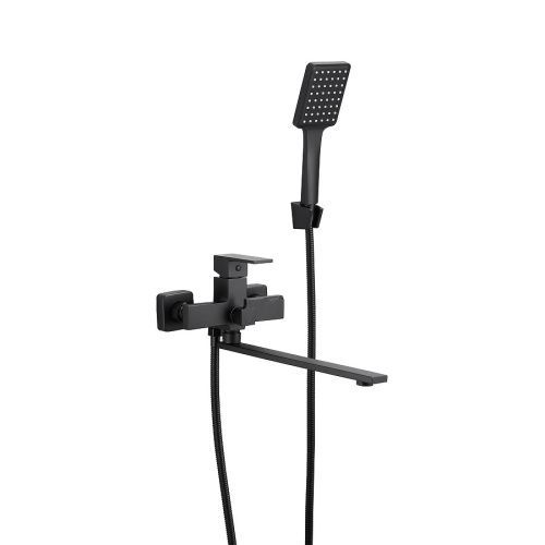 Смеситель для ванны и душа BELZ B22613-7 настенный черный