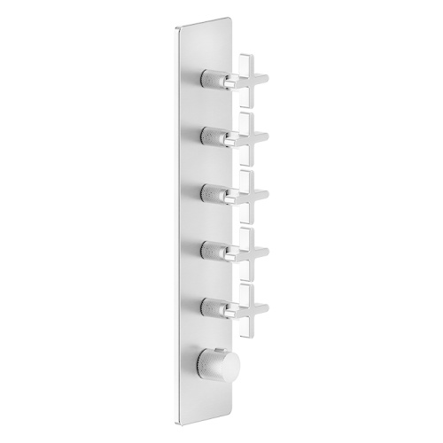 Смеситель для душа Gessi Inciso 58230#031 встраиваемый в стену хром с термостатом (внешняя часть)