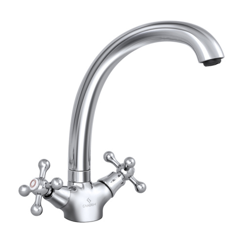 Смеситель Славен Коттедж СЛ-ДВ-А11 хром