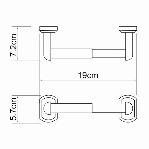 Бумагодержатель WasserKRAFT 3022 - фото 4