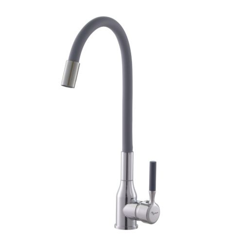 Смеситель для кухни Plstart PG54022B27 на мойку хром/серый