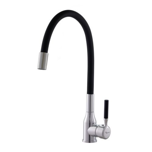 Смеситель для кухни Plstart PG54022B24 на мойку черный/хром - фото 2