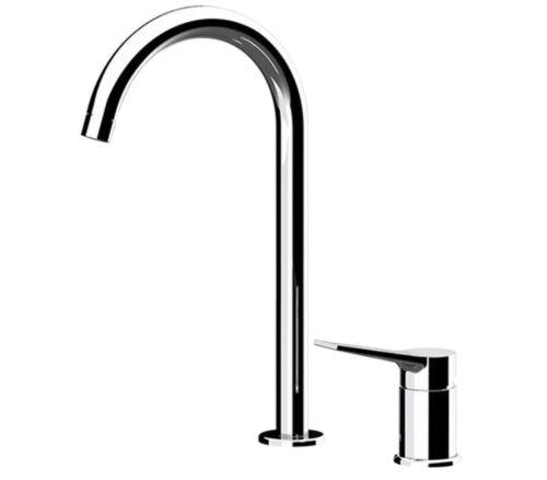 Смеситель Remer Slash & Dot SL57L на раковину хром