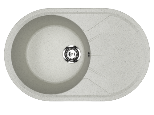 Кухонная мойка Ulgran Classic U-503-310 75х48 цвет серый