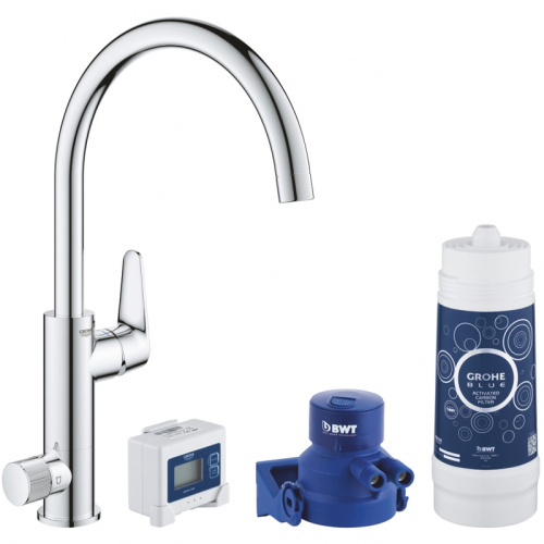 Смеситель  Grohe Blue 30385000 на мойку хром