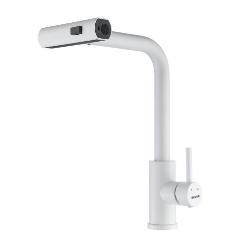 Смеситель для кухни Shevanik S263C на мойку белый