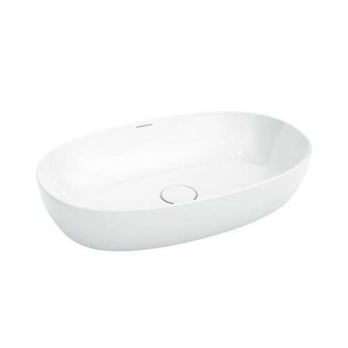 Раковина керамическая Kerama Marazzi PLAZA PLR.wb.60 60х38 накладная цвет белый