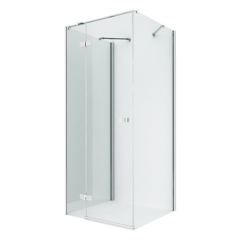 Душевой уголок New Trendy REFLEXA Chrome EXK-5203 90х90 стекло прозрачное профиль хром глянцевый без поддона