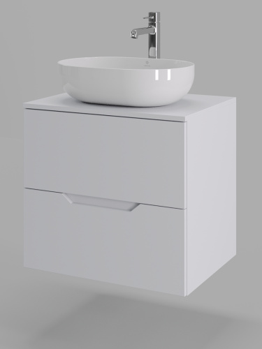 Тумба с раковиной Orange Line Li-60TuwMDF+B05-480W 60,5х46х69,5