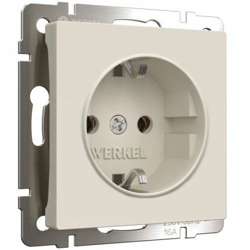 Розетка с заземлением Werkel 4690389184710
