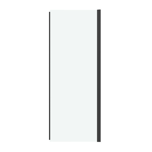 Боковая стенка Grossman Pragma 200.K33.03.100.21.00 100x195 стекло прозрачное профиль черный матовый