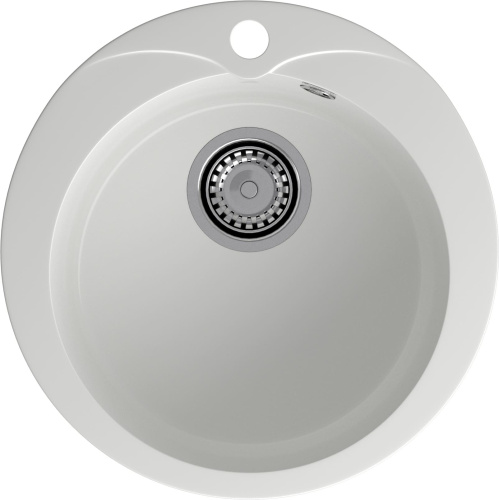 Кухонная мойка Granfest Rondo R-480 иней 48х48 цвет белый