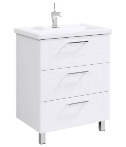 Тумба под раковину Aqwella Y MAN01073 67х45х84 напольная цвет белый