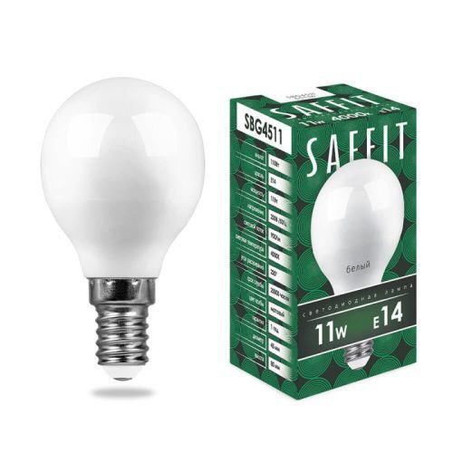 Лампа светодиодная Saffit SBG4511 55138