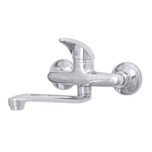 Смеситель для кухни Сантаком StOnix 1113 настенный хром - фото 2