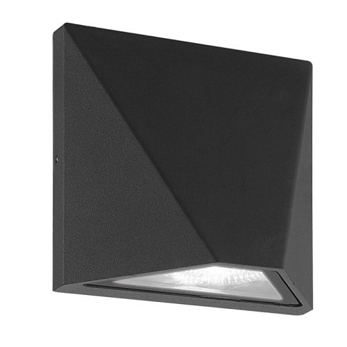Уличный настенный светильник Uniel ULU-S50A ULU-S50A-8W/4000K IP65 BLACK
