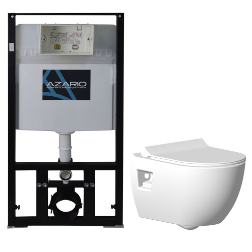 Комплект унитаз с инсталляцией  Azario  AZ-8010-1000+Ocean plus