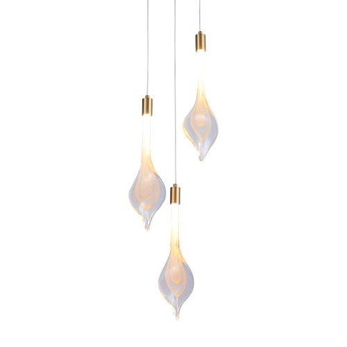 Светильник подвесной Delight Collection P98066-3 antique brass