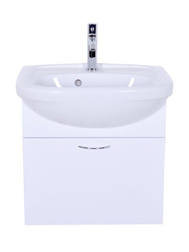 Тумба с раковиной Orange Лайт LRA-45TUW+RA 47х38х52 цвет белый