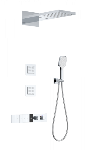 Душевая система Wonzon & Woghand WW-D4538-A-CR встраиваемая в стену цвет хром