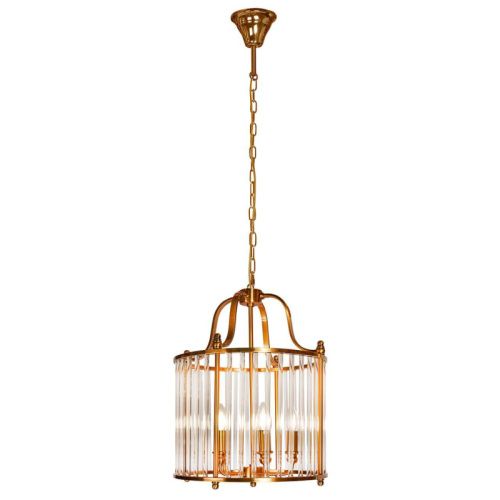 Люстра подвесная iLamp Qeens (Кеенс) P2437-5 Bronze