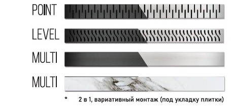 Душевой лоток MILLEAU Point M550PB напольный - фото 2