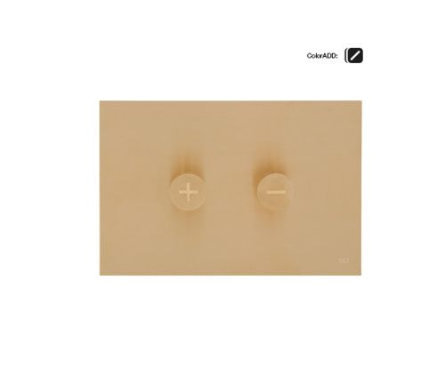 Клавиша смыва пневматическая Oli TRUMPET 878783 цвет золото