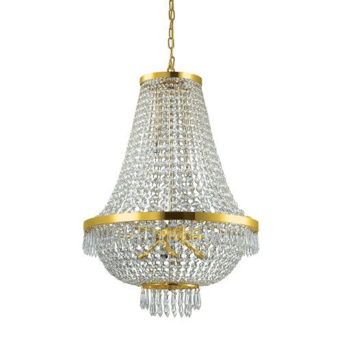 Люстра подвесная Ideal lux Caesar (Цаесар) Caesar SP12 Oro