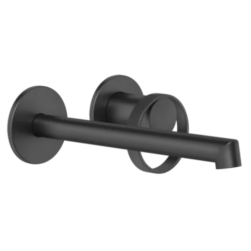Смеситель для ванны Gessi Anello 63383#299 встраиваемый в стену черный (внешняя часть)