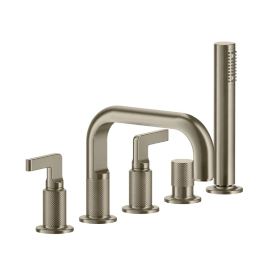 Смеситель Gessi Inciso 58040#149 на борт ванны никель