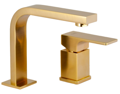 Смеситель Remer Absolute AU57BG на раковину брашированное золото