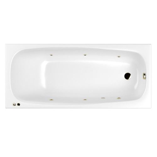 Ванна гидромассажная Whitecross LAYLA 0102.180080.100.SOFT.BR 180х80  прямоугольная
