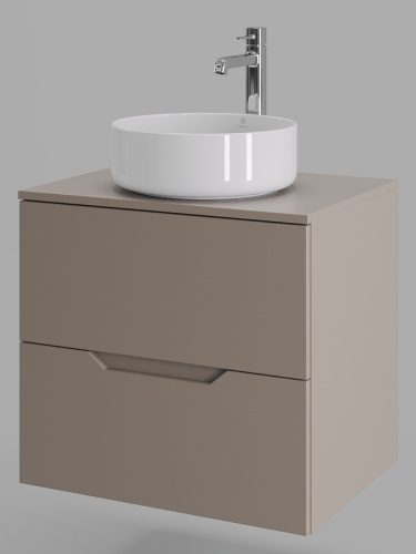 Тумба с раковиной Orange Line Li-60TuLMDF+B09-360W 60,5х46х68