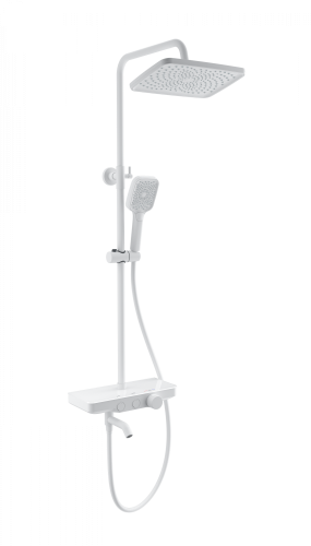 Душевая стойка Wonzon & Woghand WW-B3099-A-MW настенная цвет белый