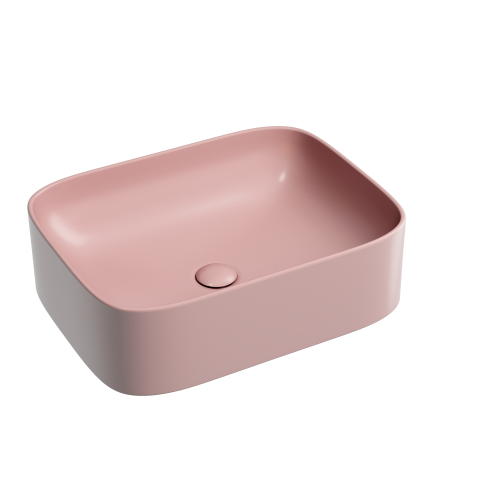 Раковина Ceramica Nova ELEMENT 51 см CN6052MP накладная цвет розовый матовый