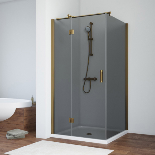 Душевой уголок Vegas-Glass AFP-Fis TUR+NOVO AFP-Fis TUR NOVO h1890 90*120 05 07 L 90х120 стекло тонированное профиль бронза