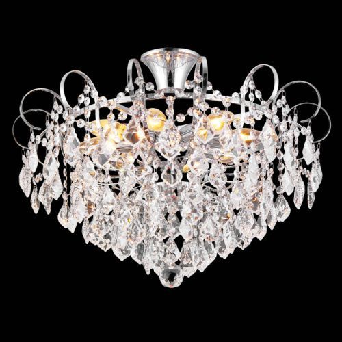 Люстра подвесная Natali Kovaltseva HAPPY DIAMONDS (ХАППЫ ДИАМОНДС) HAPPY DIAMONDS 11545/8C CHROME