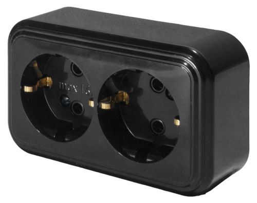 Розетка 2-местная Stekker PST16-31-20 39696