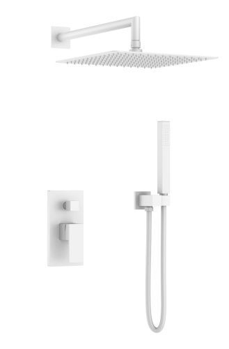 Душевая система Boheme Qubic 474-3-MW встраиваемая цвет белый