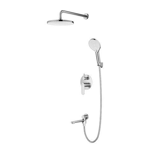 Душевая система Splenka S222.27.05 встраиваемая в стену цвет сатин