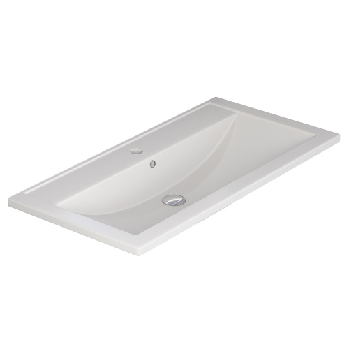 Раковина Uperwood Foster Quartz 90 см 291030040 полувстраиваемая цвет белый