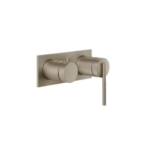 Смеситель для душа Gessi Ingranaggio 63579#149 встраиваемый в стену никель (внешняя часть)