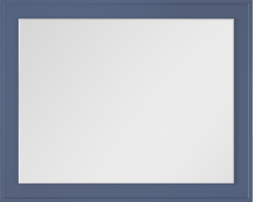 Зеркало в ванную La Fenice Cubo Blu Grigio FNC-02-CUB-BG-100-80 100х80 цвет синий матовый