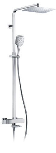 Душевая стойка AltroBagno Cascata AltroBagnoCascata030401Cr настенная цвет хром Душевая стойка AltroBagno Cascata AltroBagnoCascata030401Cr настенная цвет хром