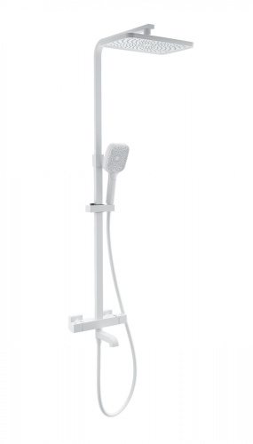 Душевая стойка Wonzon & Woghand Stay WW-B3026-T1-MW настенная цвет белый