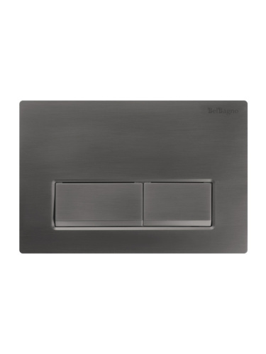 Клавиша смыва механическая BelBagno  BB-15R-GM цвет оружейная сталь